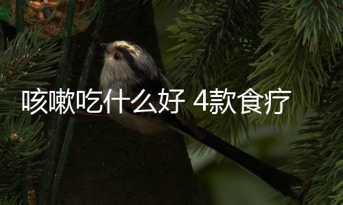 咳嗽吃什么好 4款食疗方帮你润肺止咳