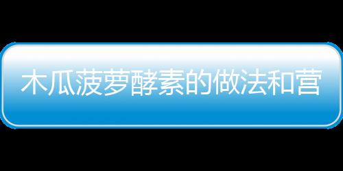 木瓜菠萝酵素的做法和营养